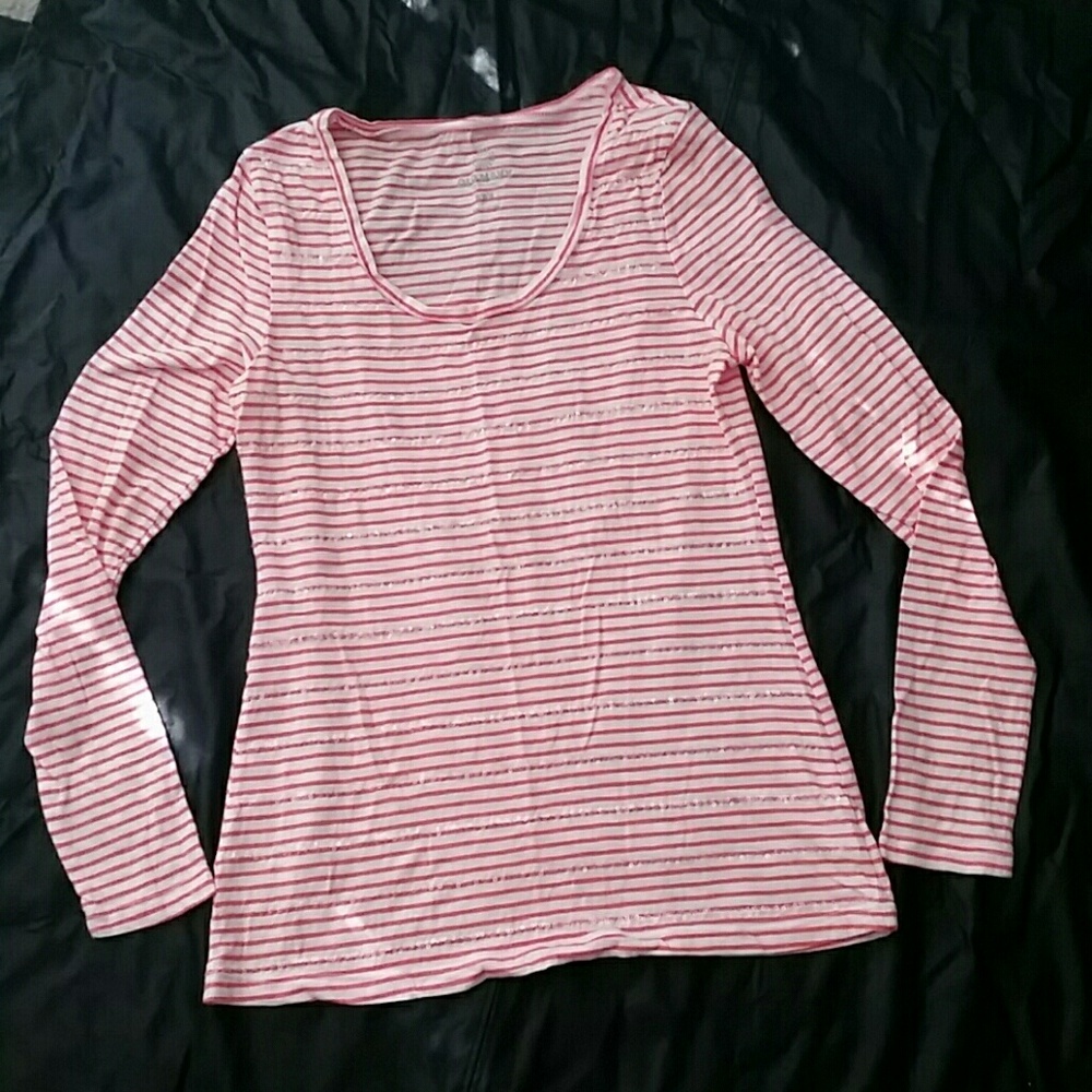 Sequined coral top